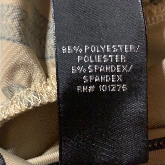 Rampage abstract cream and black blouse - Picture 6 of 8